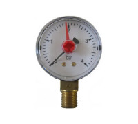 Манометр Arthermo 6 бар радіальний D = 63мм -1/4" (MA002/P)
