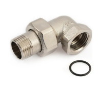 Американка кутова під кільце General Fittings 1" зовнішня-внутрішня різьба Нікель (2700I4N101000A)
