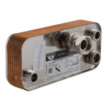 Теплообмінник ГВП Zilmet (17B1951502) 15 пластин IMMERGAS (17B1951502)