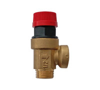 Клапан безпеки Malgorani 1,5бар PN10 1/2"х1/2" зовнішня-внутрішня різьба (V911.12.15)